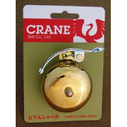 5 Crane bells SUZU Laiton doré