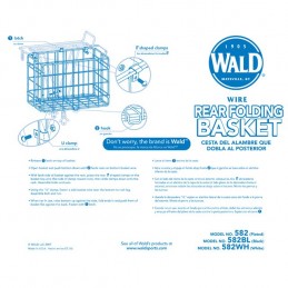 WALD Panier Pliant arrière